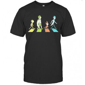 Rick And Morty Characters Abbey Road T-Shirt